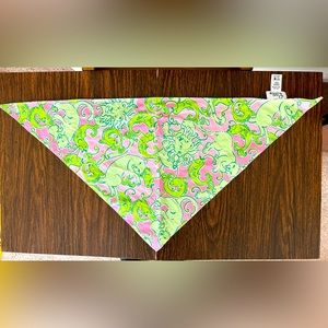 Lilly Pulitzer triangle bandana/scarf